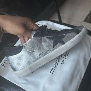 Golden Goose super-star leather sneakers
